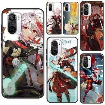 Чехол Genshin Impact Kaedehara Kazuha для POCO F3 F1 F2 M3 M4 X4 Pro GT X3 Pro, чехол для Xiaomi Mi 11 Lite 12 X Mi 11T Pro Mi 9T (9T Pro)