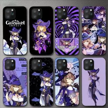 Чехол Genshin Impact Lisa для телефона Iphone 11 12 Mini 13 14 Pro Xs Max X 8 7 6s Plus 5 Se Xr Shell iPhone12PROMAX