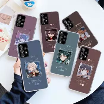 Чехол Genshin Impact Love для Samsung Galaxy A52 A53 A12 A22 A32 A42 A72 4G, чехол для телефона A73 A33 A23 A13 5G A02S A03S, мягкий чехол Samsung A72