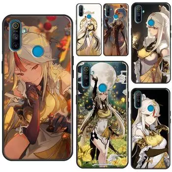 Чехол Genshin Impact NingGuang для OnePlus 10 Pro 9 Pro 8T 9R Nord2 Чехол для Realme 8i 9i 8 Pro C21 GT Neo 2 Master Realme GT(Neo)