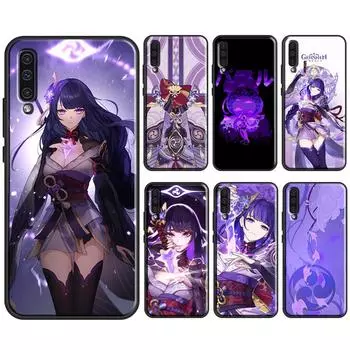 Чехол Genshin Impact Raiden Shogun для Samsung A22 A12 A32 A42 A52 A72 A51 A71 A50 A70 A20e A21S A20S A52S Fundas Samsung A50