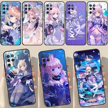 Чехол Genshin Impact Sangonomiya Kokomi для OPPO A53 A53S 2020 A5 A9 A31 A52 A72 A94 A74 A54 A83 A91 A93 A16 A15, задний чехол OPPO A92