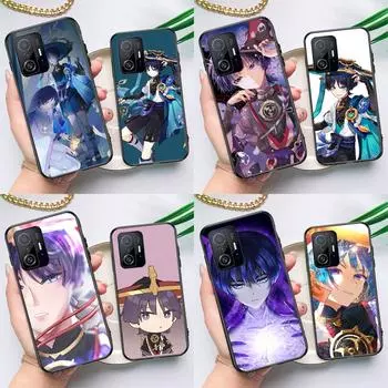 Чехол Genshin Impact Scaramouche для Xiaomi 12T 11T 13 Pro 11 12 Lite, чехол для телефона POCO X3 Pro M4 M5 F3 F4 X4 GT Xiaomi 13