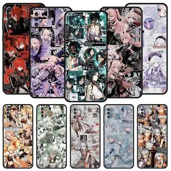 Чехол Genshin Impact top для игр для Samsung A54 A52 A24 A14 A50 A72 A70 A30 A40 A20S A20E A02S A12 A22 A34 A42 A32 5G A04s Samsung A54