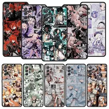 Чехол Genshin Impact top для игрового телефона для Samsung A51 A71 A21S A12 A15 A25 A31 A41 A52 A32 A23 A33 A53 A73 A03S A05S A13 5G Samsung A41