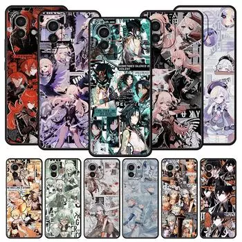 Чехол Genshin Impact Top Games для Xiaomi 14 13T 12T Pro 12 13 11 Ultra Mi Note 10 Lite 10T 5G 11X Pro 11T 11i 9T Xiaomi 12 Lite