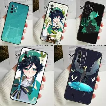 Чехол Genshin Impact Venti для Samsung Galaxy A55 A35 A25 A15 A51 A71 A12 A32 A52 A13 A33 A53 A14 A34 A54 Samsung A32 5G
