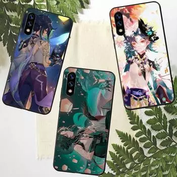 Чехол Genshin Impact Xiao для телефона Redmi 9A 8A 6A Note 9 8 10 11S 8T Pro Max 9 K20 K30 K40 Pro PocoF3 Note11 5G чехол redminote11Epro
