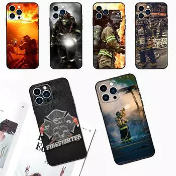 Чехол «Герои пожарного» для iPhone 14 13 12 11 15 Pro Max Plus XS Max X XR 7 8 Plus 13 12, мини-чехол для телефона iPhone X XS