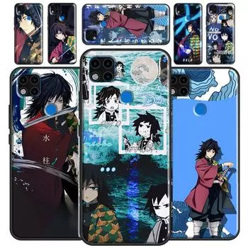 Чехол Giyu Tomioka Demon Slayer Kimetsu no Yaiba для Redmi 10, чехол для Xiaomi Redmi Note 11 Pro 8 9 10 Pro 8T 9S 10S 9A 9C 9T Redmi 7A