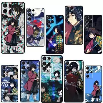 Чехол Giyu Tomioka Demon Slayer Kimetsu no Yaiba для Samsung Galaxy S21 Ultra S20 FE S9 S10 S21 Plus Note 20 S22 Ultra с полным покрытием Galaxy S9 Plus