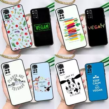 Чехол Go Vegan для Xiaomi Redmi Note 11 10 8 9 12 Pro Note 11S 10S 9S 8T Redmi 10 10C 12C 9C 9T Redmi Note 11S