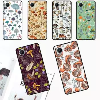 Чехол «Грибной лес» для Realme C55 C53 C35 C33 C30 C25s C21Y C11 C15 GT Neo5 GT3 GT5 9 10 11 12 Pro Plus Realme C51