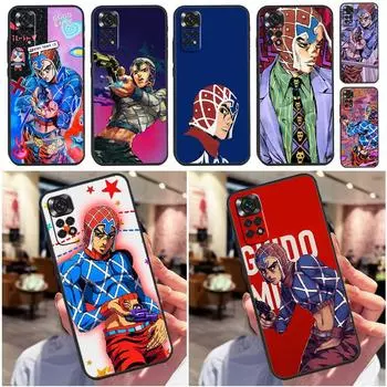 Чехол Guido Mista Golden Wind JOJO для Xiaomi Redmi Note 11 Pro 11S 8 9 12 10 Pro 10S 9S Redmi 9 10 9A 9C 10C задняя крышка Redmi 9A