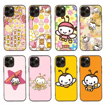 Чехол H-17 Sweet Coron Black Sofe для iPhone 16 15 Plus 14 13 Mini 12 11 Pro 8 6 6S SE 5 XR XS Max Realme C30 C33 C32 9I VIVO V29 V27 V23 Y36 VIVO V29 верблюд