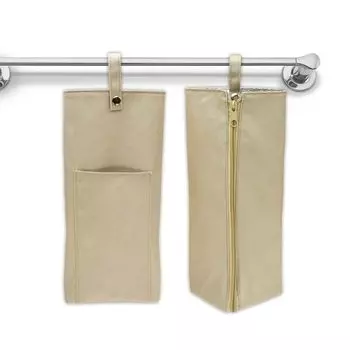 Чехол HAC для утюжков для волос бежевый Ш13 x Г6 x В30 см без 4439 Термостойкий Прибл.. (Ремень для тела) бежевый