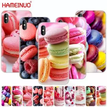 Чехол Hameinuo food для Macarons, печенья, мобильного телефона, чехол для iphone X 8, 7, 6, 4, 4S, 5, 5S SE, 5c, 6s plus iphone 4 4S