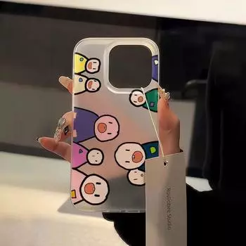 Чехол Happy Man для телефона Apple 15/14/13/12/11/PRO/PROMAX/XS/XR/XS MAX. iPhone 7 Plus