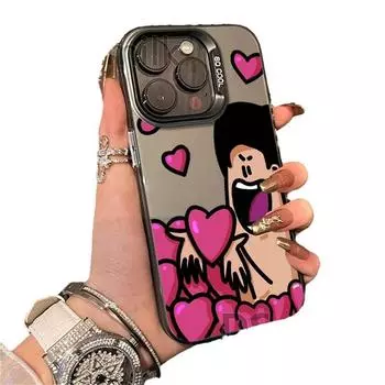 Чехол Hard Shell Laser для iPhone 15 Pro, 14/13, 12, 12 Pro Max iPhone 11 Pro белый