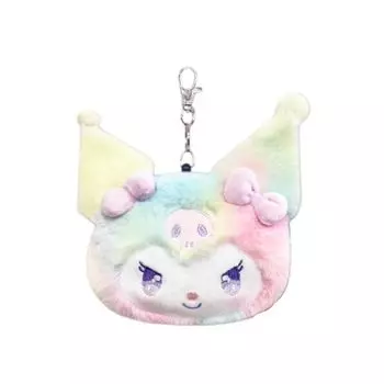 Чехол Hatayama Shoji Face Reel Pass Rainbow Kuromi x W13 см 63202554 H10.5