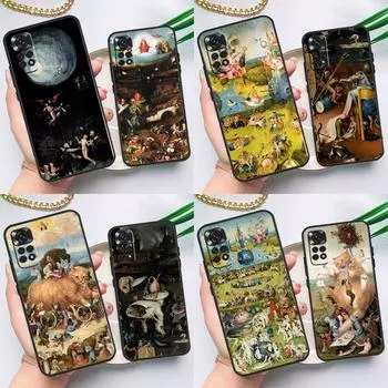 Чехол Hieronymus Bosch Art для Xiaomi Redmi Note 12 11 10 9 8 Pro Note 8T 9S 10S 11S Redmi 10 10C 12C 9C Cover Redmi Note 10 Pro
