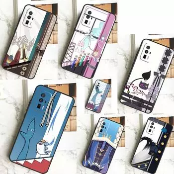 Чехол Hololive для POCO X3 X6 F6 Pro M6 X5 F3 F5 M5s Xiaomi 13 14 Ultra 12 Lite 11T 12T 13T Pro Cover POCO M5s