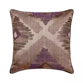 Чехол HomeCentric, чехол для подушки, декоративная наволочка для дивана, фиолетовые шелковые наволочки, наволочка ручной работы, стиль-терапия 14 x 14 inch фиолетовый