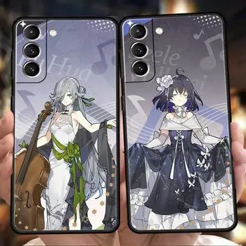 Чехол Honkai Impact 3rd для телефона Samsung Galaxy S24 S23 Ultra S22 S21 S20 FE 5G S10 S10E S9 Plus S8 силиконовый черный чехол-бампер Samsung S23 FE