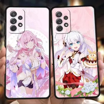 Чехол Honkai Impact 3rd Game для Samsung A24 A12 A14 A32 A50 A70 A20E A20S A10 A10S A22 A30 A40 A34 A54 A42 A52 A02S A04s Samsung A24 4G