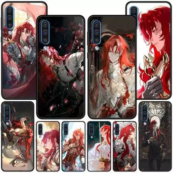 Чехол Honkai Star Rail Argenti для Samsung Galaxy A70 A70s A20e A02s A30s A50s A10 A20s A20 A30 A50 A03s, черный чехол из ТПУ Samsung A10