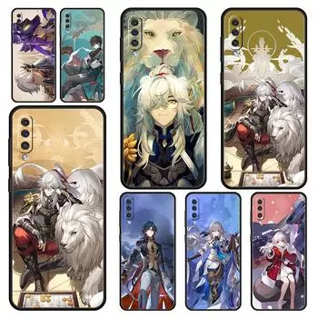 Чехол Honkai Star Rail Blade Jing Yuan для Samsung A52 A14 A50 A70 A30 A40 A20S A20E A02S A12 A22 A34 A42 A32 5G A54 A04s Samsung A04S