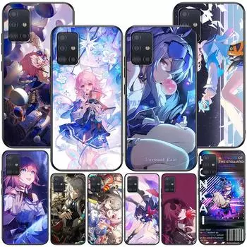 Чехол Honkai Star Rail для Samsung Galaxy A54 A53 A14 A51 A12 A52s A02s A52 A21s A22 A32 A41 A13 A22 A31 A32, чехол для телефона из ТПУ Samsung A02s