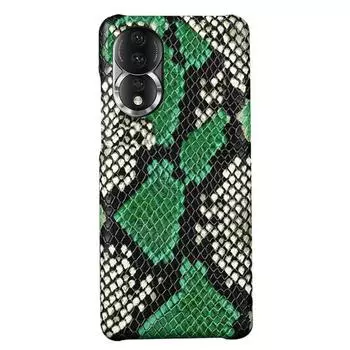 Чехол Honor 80 из натуральной кожи с полузащитным покрытием и узором из кожи питона — первоклассная защита для серии Honor 80 Honor 80SE