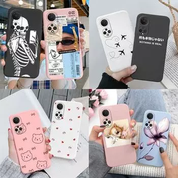 Чехол Honor X7 HonorX7 X7 Funda Силиконовый чехол для телефона Мягкий чехол из ТПУ Чехол для Huawei Honor X7 Модный бампер Утка Симпатичная раскрашенная противоударная защитная сумка Honor X7