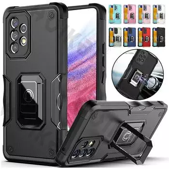 Чехол Huikai для Samsung Galaxy S23 S22 S21 A54 A34 A14 Note 20 Ultra, защита объектива камеры, защитный чехол-подставка для объектива камеры Samsung F12 синий