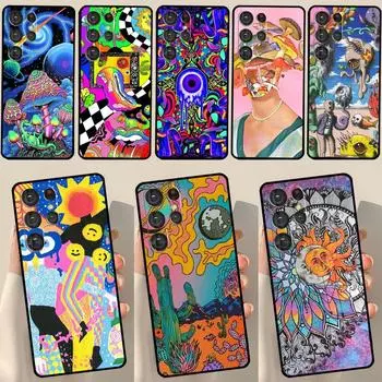 Чехол Indie Hippie Art для Samsung Galaxy S23 S21 S22 Ultra Plus S20 FE Note 20 Note 10 S8 S9 S10 Plus Galaxy S10