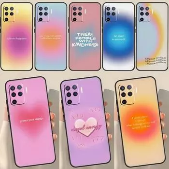 Чехол Ins Style Spiritual Angel Energy для OPPO A53 A53S 2020 A5 A9 A31 A52 A72 A94 A74 A54 A83 A91 A93 A16 A15, задний чехол OPPO A52