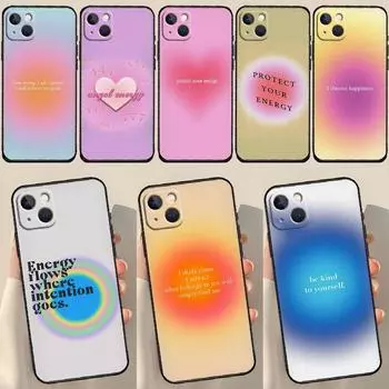 Чехол Ins Style Spiritual Angel Energy Hippie для iPhone 13 12 11 14 15 Pro Max 7 8 Plus X XR XS Max 12 Mini SE 2020 Cover Coque iPhone 12 Pro