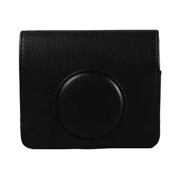 Чехол Instax Чехол Instax Mini Evo Чехол Instax Instax EVO Чехол для камеры EVO из искусственной кожи с ремнем на шею и плечо, черный