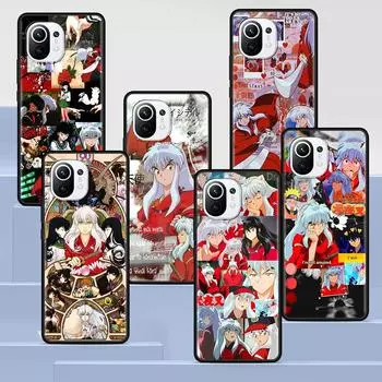 Чехол Inuyasha Anime для Xiaomi Mi 11 Ultra 11T 10T 9T Pro Note 10 A2 9 8 Lite A3 CC9E 10S CC9 A1 5X черный мягкий чехол для телефона Xiaomi 11T(11T Pro)