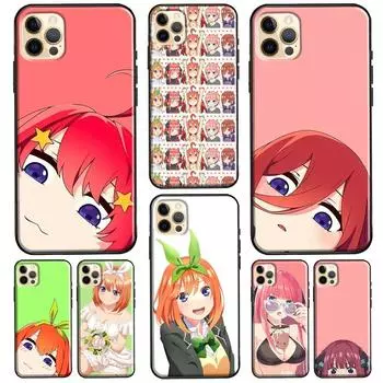 Чехол Itsuki Nino Yotsuba Nakano для iPhone 11 13 Pro Max 12 mini X XR XS MAX 6 6S 7 8 Plus 5S SE 2020, чехол для телефона iPhone 5 5S SE