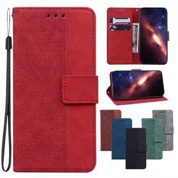 Чехол из геометрической тисненой кожи для OnePlus Nord 4/Nord N30 SE N20 SE/Nord 2T с подставкой, отделениями для карт, чехлом-книжкой, кобурой для OnePlus 11/Nord N20 OnePlus Nord 4 серый