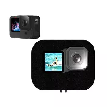 Чехол из губчатой пены для защиты от шума ветра и лобового стекла для Hero 12 10 9, чехол для экшн-камеры Hero 11, аксессуары