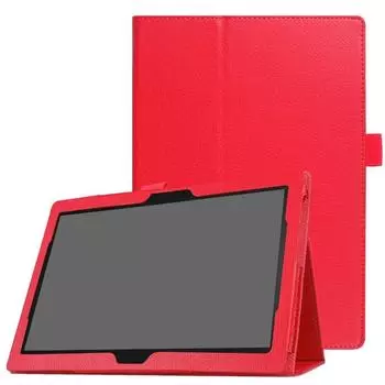 Чехол из искусственной кожи для Lenovo Tab 4 10 TB-X304L TB-X304F/N Tab 4 10 Plus TB-X704L TB-X704F/N, чехол для планшета, умный чехол из искусственной кожи красный