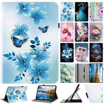 Чехол из искусственной кожи для планшета Xiaomi Pad 5 Pro - 11 стилей! Прочный, с 2 слотами для подставки, держателем для карандашей и слотами для карточек, гибкая задняя крышка из ТПУ Xiaomi Pad 5 Pro