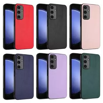 Чехол из искусственной кожи для телефона Samsung Galaxy S20,S21,S22,S23,A12,A13,A14,A15,A24,A25,A33,A34,A53,A54,A55,M55,C55,M15... Samsung Galaxy S23 FE чёрный