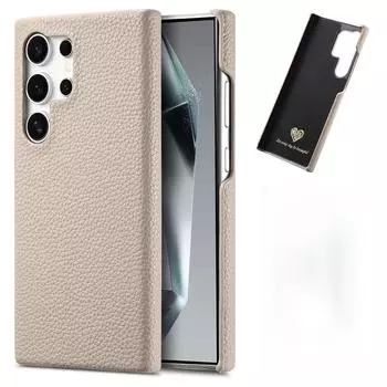 Чехол из искусственной кожи для телефона Samsung S25, ультрапростой дизайн, чистый цвет, устойчивый к падениям, с рисунком личи, чехол для Samsung S25/S24/S23/S22/Plus Samsung S25 чёрный