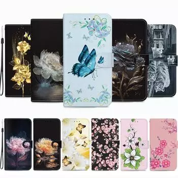 Чехол из кожи с геометрическим тиснением для Samsung Galaxy A24 A25 A15 A14 A73 с подставкой, отделениями для карт, чехлом-книжкой, кобурой для Galaxy M15 M54 M04 M34 M13 Samsung A3 2017/A320