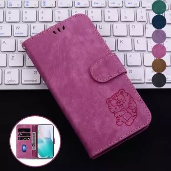 Чехол из кожи тигра в стиле ретро для Sharp Aquos Zero/Sense3/SHV45 с подставкой, отделениями для карт, книжкой-чехлом для Sharp Aquos R2 SHV42 Sharp SHV42 коричневый