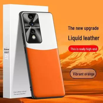 Чехол из кожзаменителя с защитой от падений и загрязнений для мобильного телефона Honor 80GT, поставляется по одному. Honor 80GT